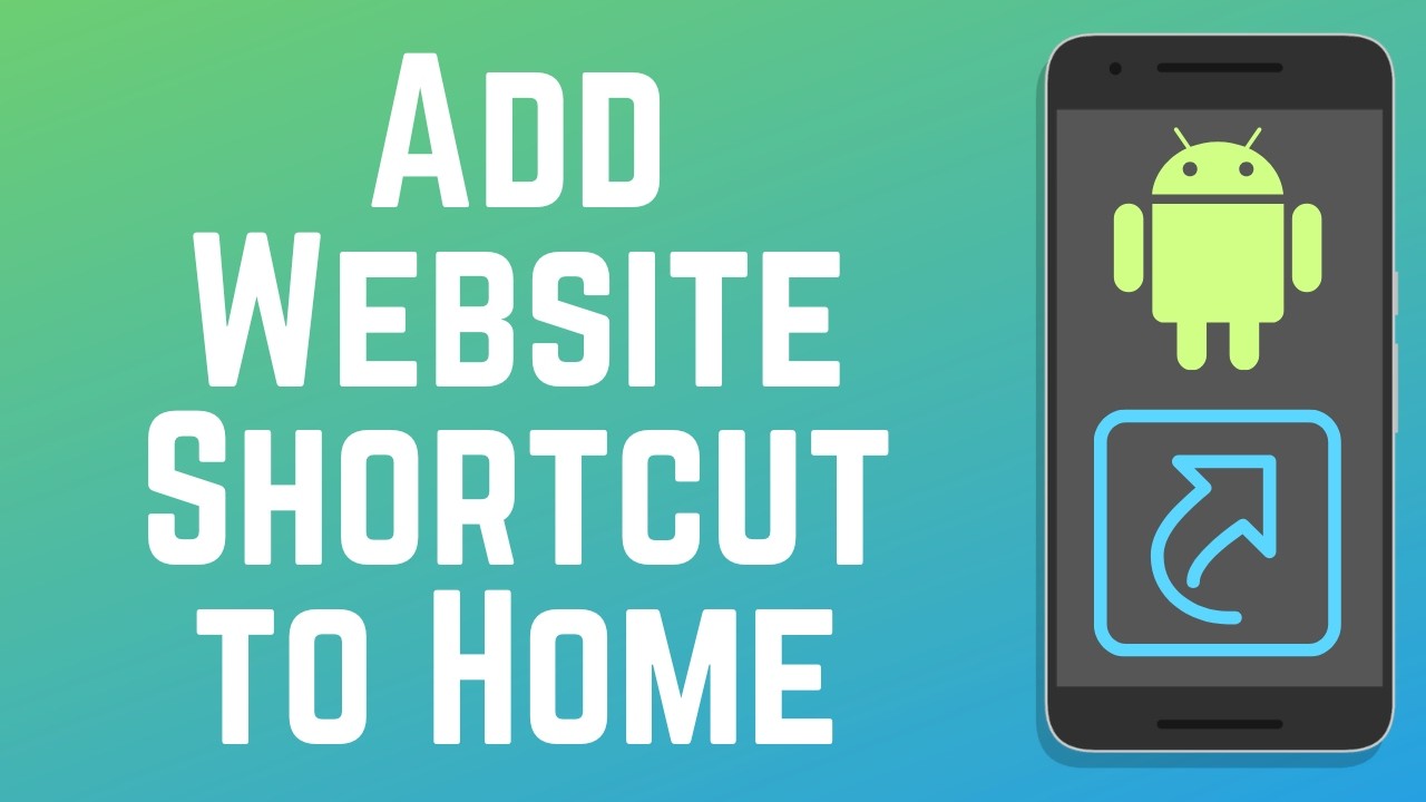 How to Add a Website Shortcut to Android Home Screen 2026 - YouTube