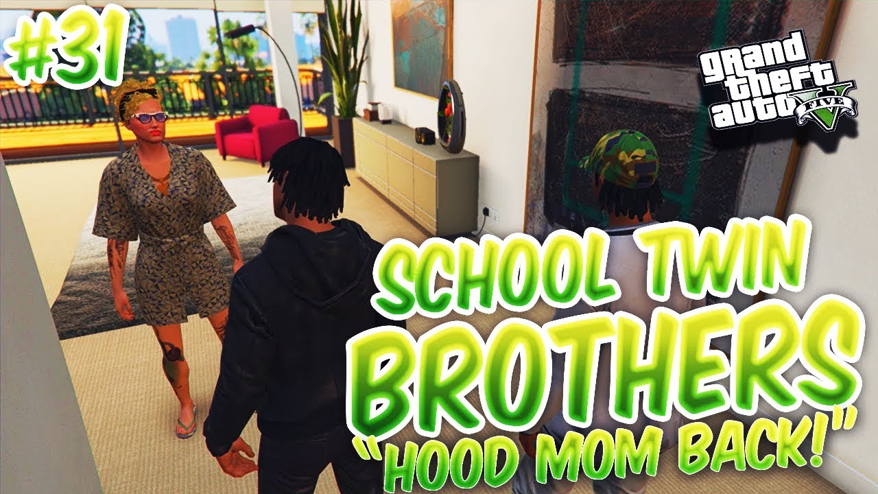GTA 5 School Twin Brothers Ep. 31 - HOOD MOM BACK 👩🔫 camera iphone 8 plus apk