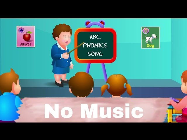 ABC Phonics Song | No Music | Vocal | بدون موسیقی class=