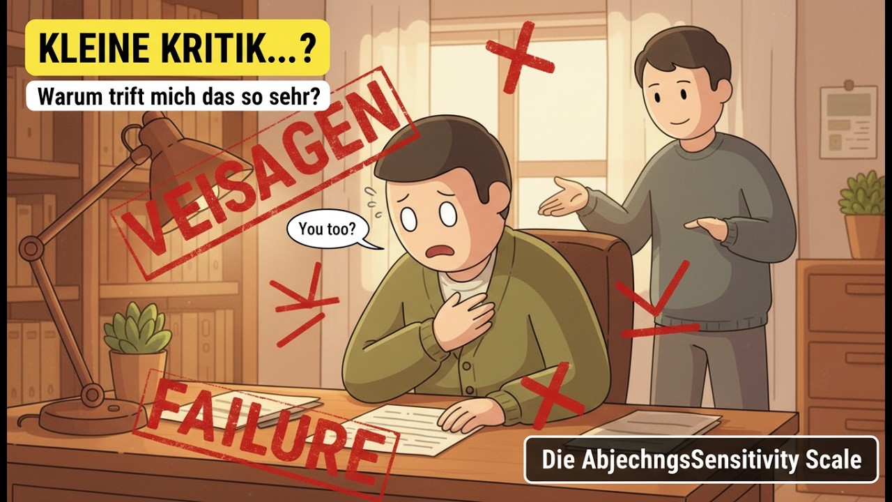 Warum sich kleine Kritik wie ein persönlicher Angriff anfühlt Die Zurückweisungssensitivitäts-Skala