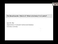 David Blei: The Deconfounder: What is it? What is its theory? Is it useful?