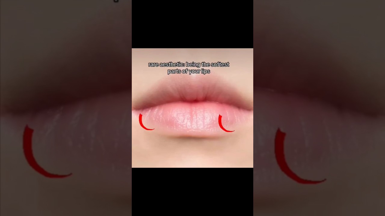 Rare aesthetic being the softest part of your lips 
