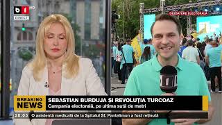 SEBASTIAN BURDUJA ȘI REVOLUȚIA TURCOAZ. Știri B1TV_5 iunie 2024