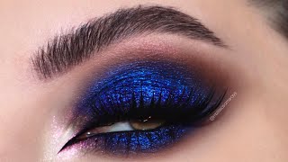 Multichrome Smokey Eyes ✨💙 Blue Makeup |Melissa Samways