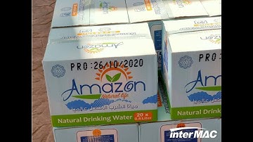 RED DOD (Drop on Demand) Large Character Inkjet Printing on box