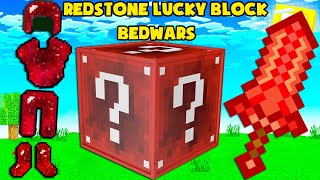 MINI GAME : REDSTONE LUCKY BLOCK BEDWARS ** NOOB CÓ SỨC MẠNH CỦA THANOS TIÊU DIỆT CẢ THẾ GIỚI ??