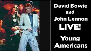 David Bowie and John Lennon LIVE - YOUNG AMERICANS chords