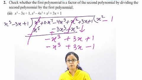 Chapter 2 Polynomials Ex 2.3 Q 2 (iii) | Class 10th Maths Ncert Solutions by Himani Maam