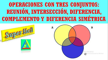 OPERACIONES CON CONJUNTOS - REUNIÓN, INTERSECCIÓN, DIFERENCIA Y COMPLEMENTO -  APRENDO EN CASA