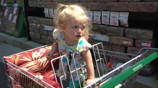 Nora at Menards garden center