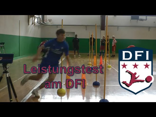 Leistungstest Am Deutschen Fussball Internat Bad Aibling Youtube