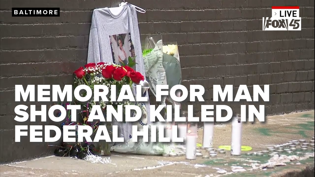Memorial marks where man shot, killed in Federal Hill - YouTube