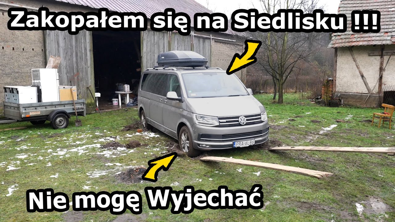 Utopiłem Vana w Błocie !!! - Pierwszy Raz jadę na PSZOK! *Nie mogę Wyjechać z Podwórka 