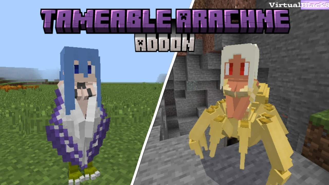 🕷️ Tameable Arachne [Unofficial Port] – Tráiler Oficial | Minecraft Bedrock Addon