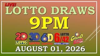 LOTTO RESULT 9PM DRAW ,  AUGUST 01, 2026@LottoResultTV15K