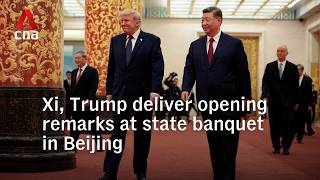 Xi, Trump deliver opening remarks at state banquet in Beijing | Full speeches