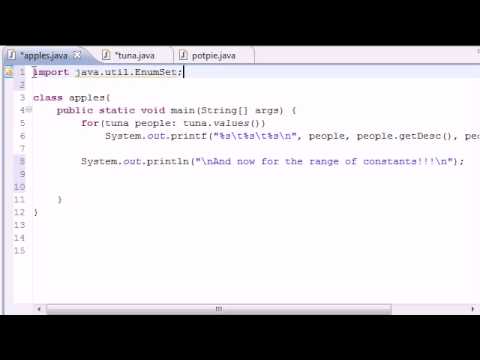 Java Programming Tutorial   45   EnumSet range Video Lecture  Other Programming videos   Free Online