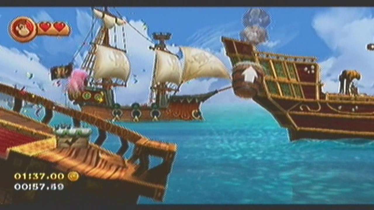 Wii Donkey Kong Country Returns Part 11 Ruins Time Attack YouTube