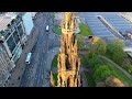 Scott's Monument Edinburgh, Scotland mini 4 pro