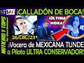 CALLADON DE BOCA ¡ Trabajadora de MEXICANA TUNDE a Piloto CONSERVADOR !