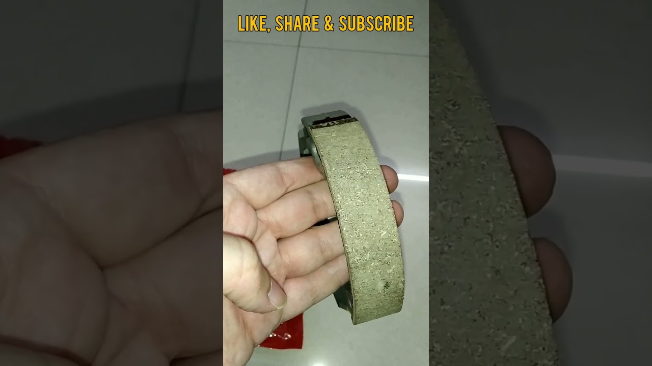 Honda Cb Shine Genuine Brake Shoe Identification. 