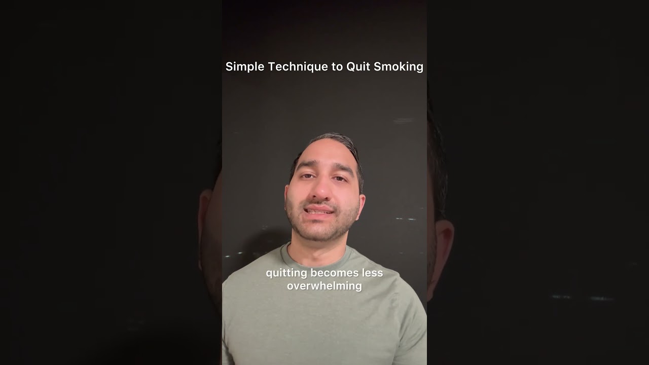 Feeling Overwhelmed by Quitting? This Simple Technique Makes It Easier. 