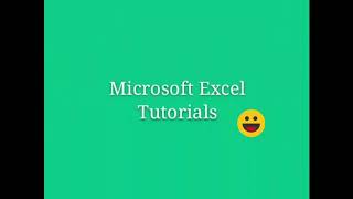 Microsoft Excel Tutorials 1: How to ADD, SUBTRACT, MULTIPLY, & DIVIDE in Excel