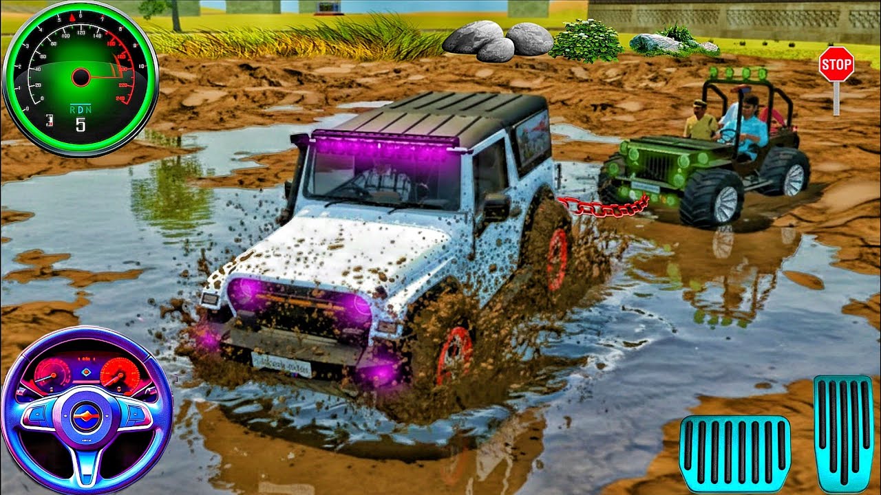 4x4 Offroad Jeep Driving Simulator 3D - Drive SUV 4x4 jeep Offroad Game - Android GamePlay part 9