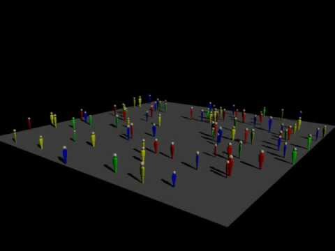 Maya Dynamics / Instance Tutorial - Crowd Instancing