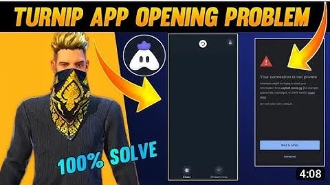 Turnip App Opening Problem || Turnip App Open Nahi Ho Raha he || Turnip App Open Problem