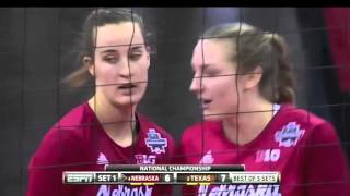 Nebraska vs Texas NCAA Volleyball Final 2015 [Set 1 Part 1]