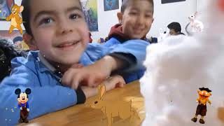 نادي الطفولة الدرر الصافية - نشاط اشغال يدوية - صنع أرنب