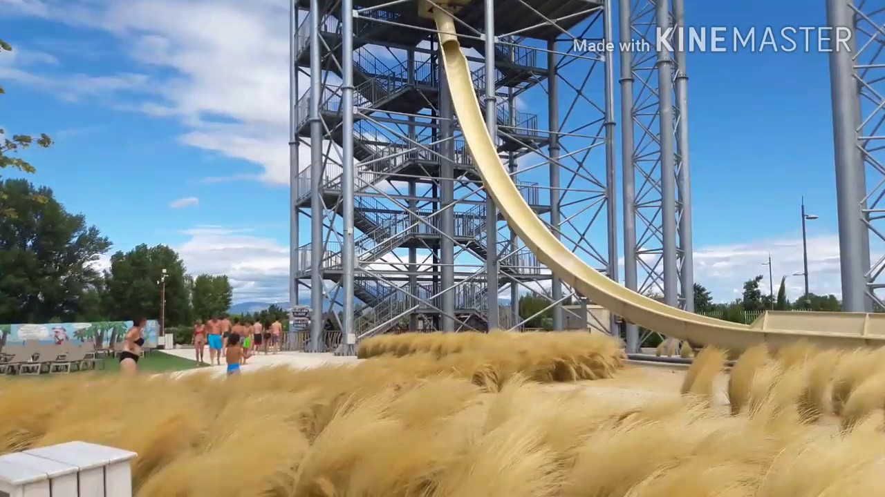  HURICANA SLIIIDE ( plus haut toboggan aquatique d'Europe ) YouTube