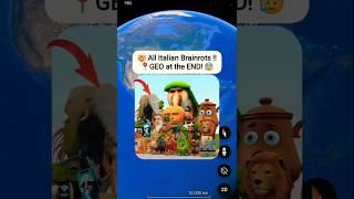 All Italian Brainrots On Google Earth  shorts