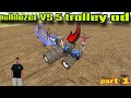 FS25 Indian Mod: Buildozer Crushes 5 Trolleys! Hindi Gameplay😱 Buildozer vs Trolley Challenge!Indian