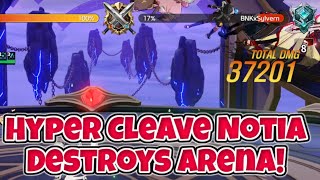 Hyper Cleave Notia Destroys Arena! [Outerplane]