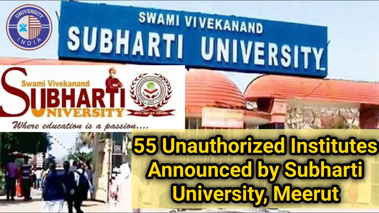Swami vivekanand subharti university fake