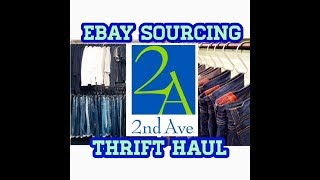 Ebay Inventory Sourcing Haul at 2ND Ave Thrift | Online Reseller
