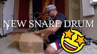 NEW DW SNARE DRUM UNBOXING VIDEO