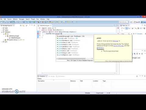 Hello World in java