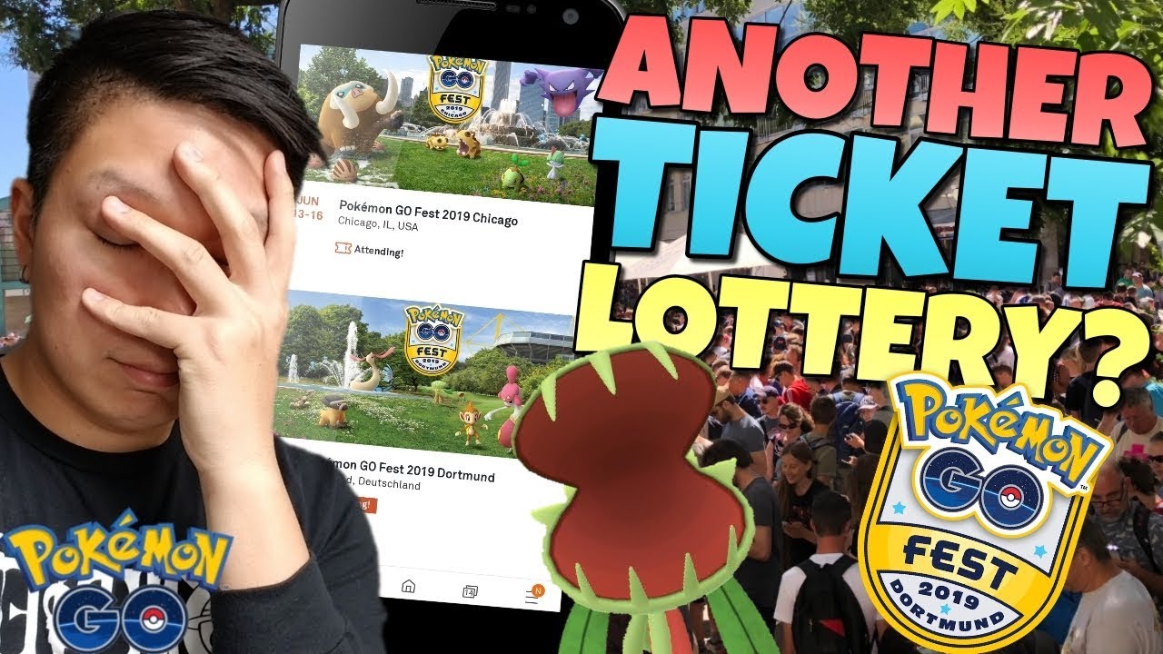 HERE WE GO AGAIN.. Pokémon GO Fest 2019 Dortmund Uses TICKET LOTTERY!
