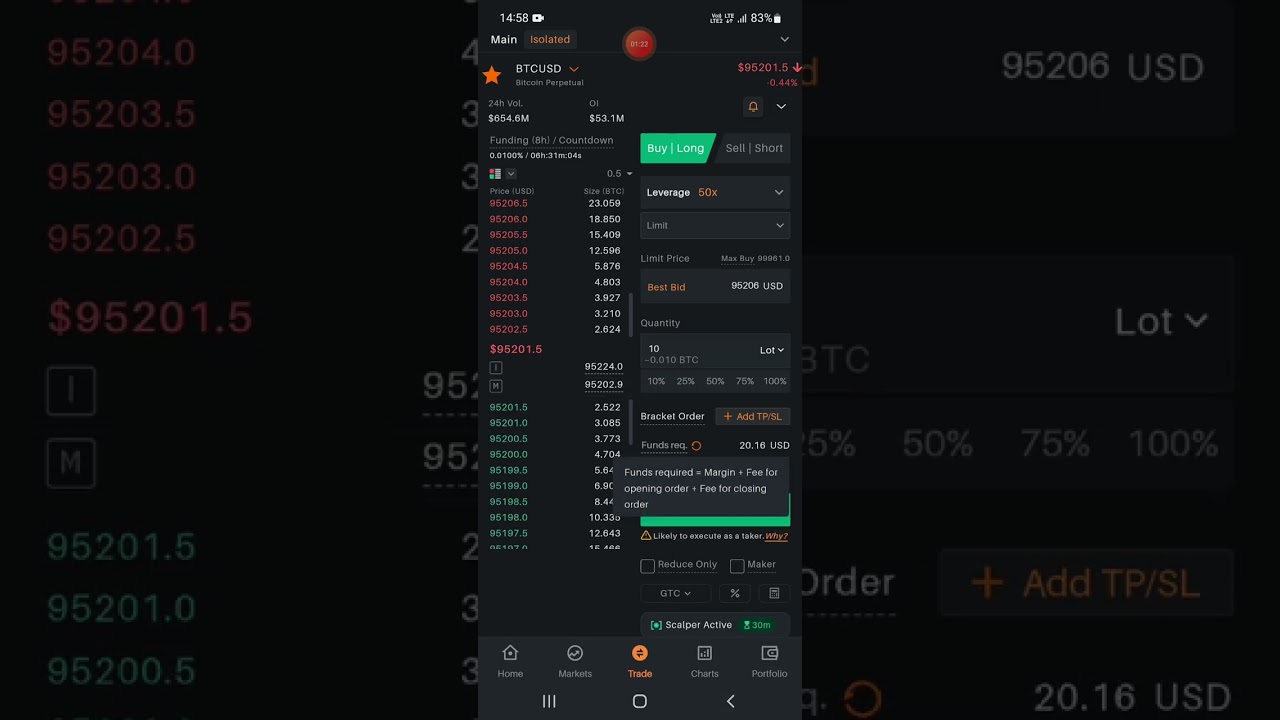 How to trade bitcoin in mobile? #cryptotrading - YouTube