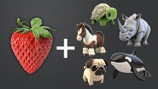 Animash | Just Gameplay Part 2 | Strawberry + All Animal [Android]
