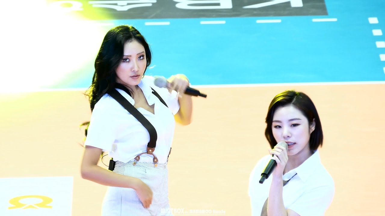 [4K] 171015 KB손해보험 스타즈배구단 홈개막전 '나로말할것같으면' 마마무 화사 직캠 (Mamamoo Hwasa Fancam)