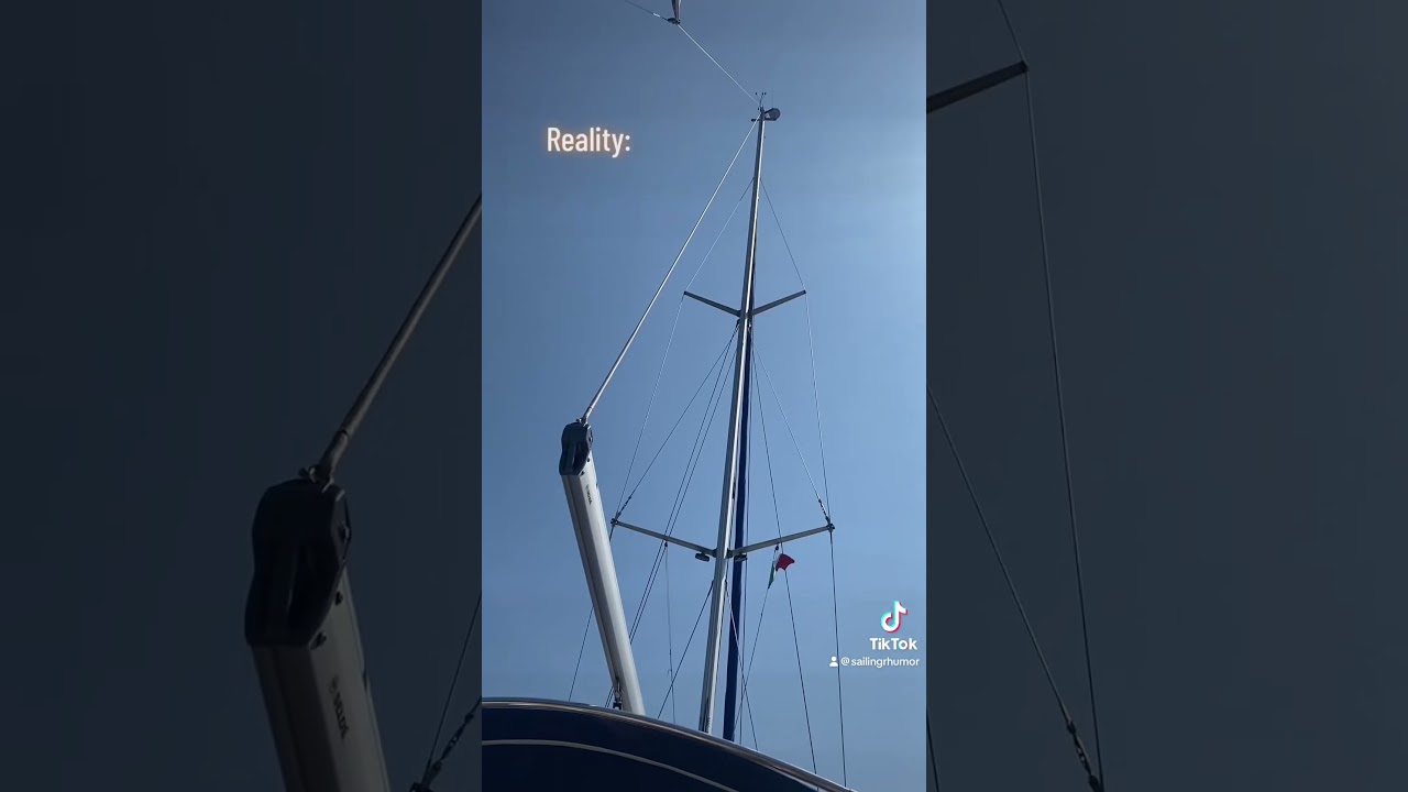 #sailing #sail #sailingrhumor #yacht  #sailingday  #sailingwithkids #reality #sea #onthesea #motor