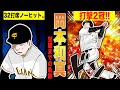 巨人の岡本和真が最年少3割30本100打点を達成し成り上がるまでの物語!【漫画】