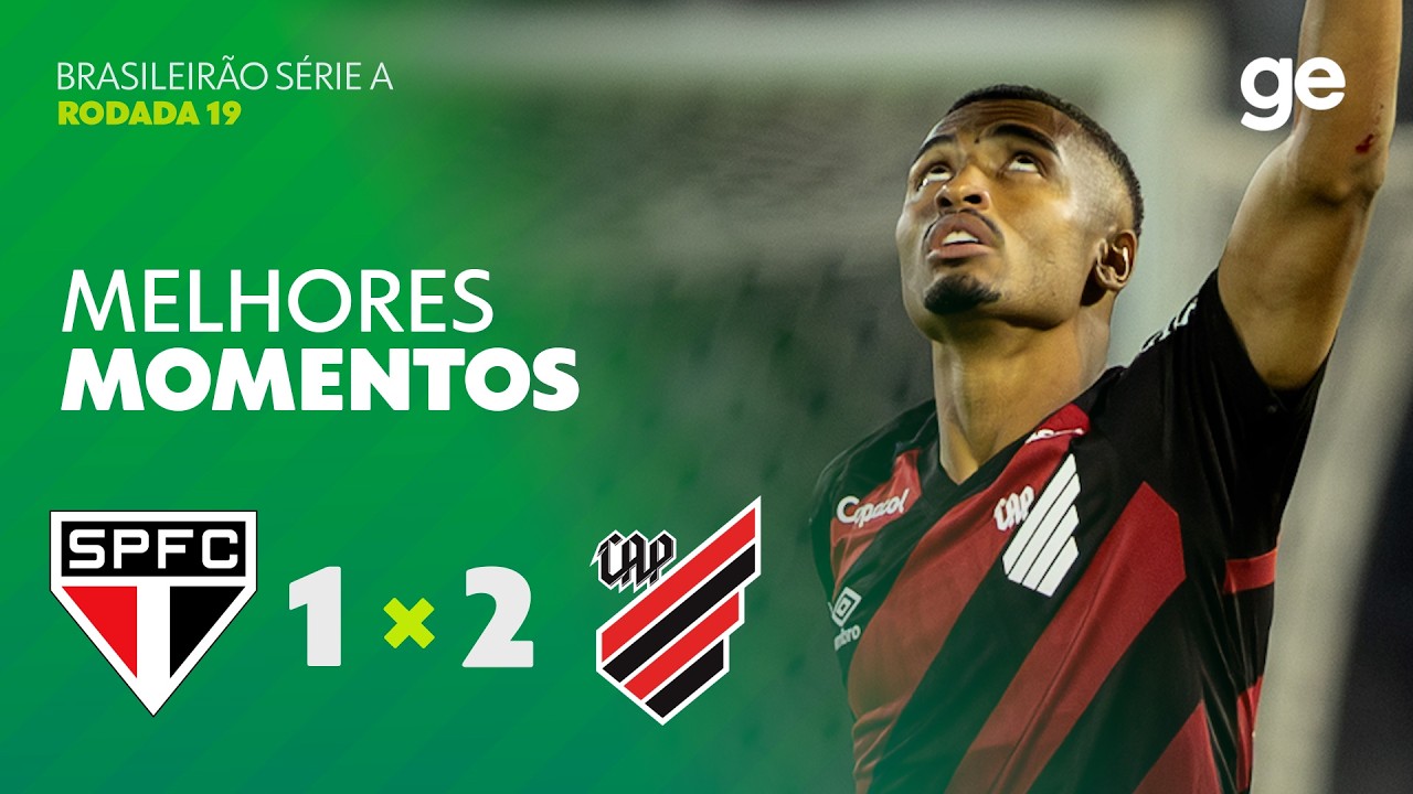 SÃO PAULO 1 X 2 ATHLETICO-PR | MELHORES MOMENTOS | 19ª RODADA BRASILEIRÃO 2026 | ge.globo
