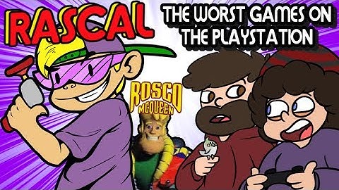 THE WORST GAMES ON THE PLAYSTATION - Rascal + Rosco McQueen