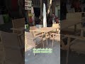Bàn ghế gỗ nệm cho cafe nhà hàng cao cấp