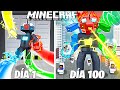 SOBREVIVÍ 100 DÍAS como un CAMERAMAN ELEMENTAL en MINECRAFT HARDCORE!